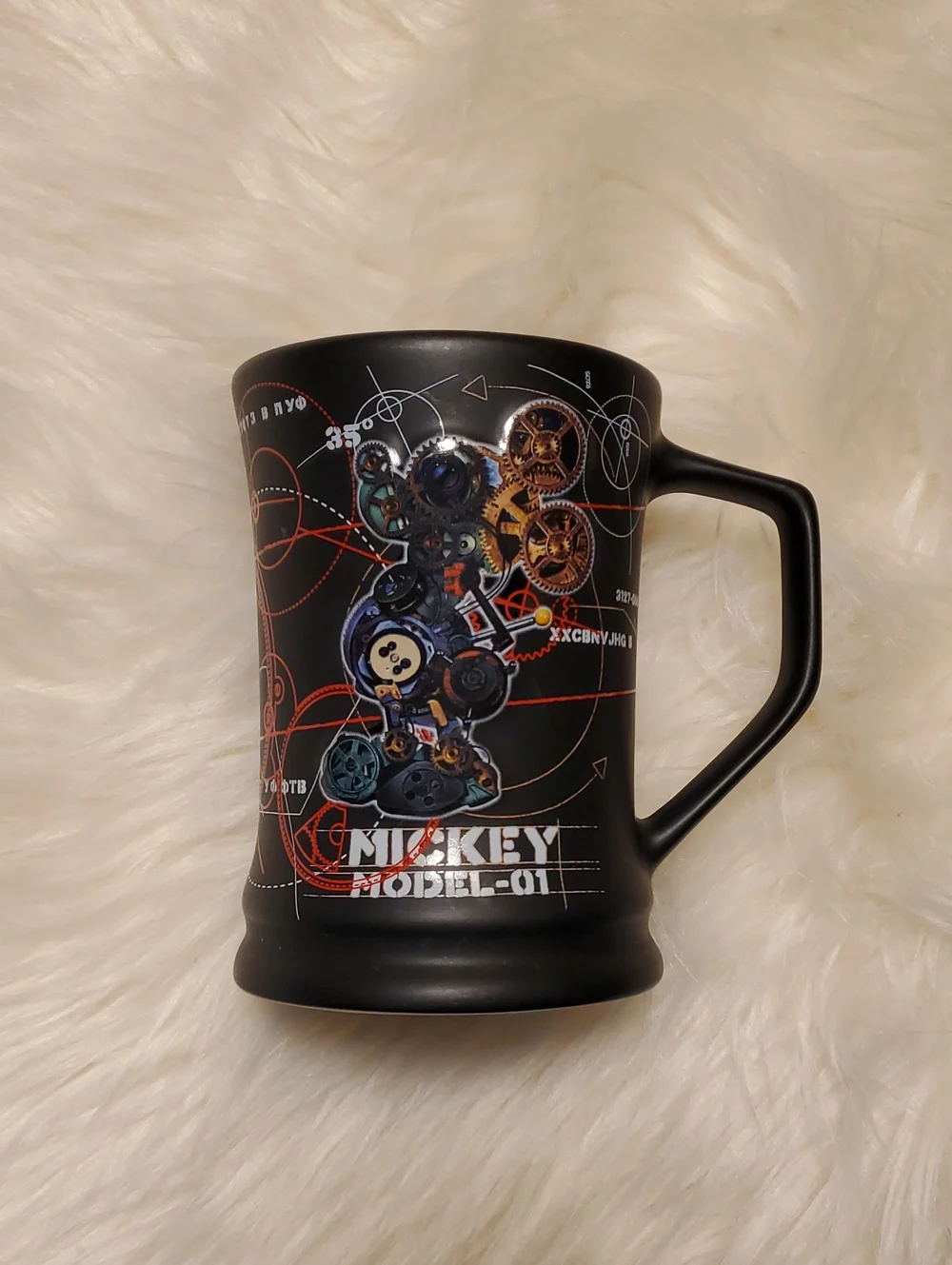 Mickey Model-01 Black Gear Graphic Mug